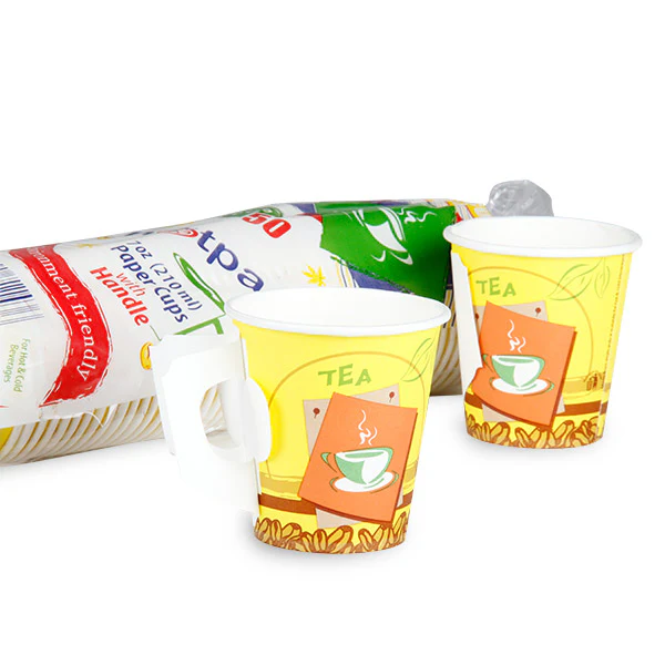 1000 Pieces 7 Oz Printed Single Wall Paper Cups With Handle - Image 14
