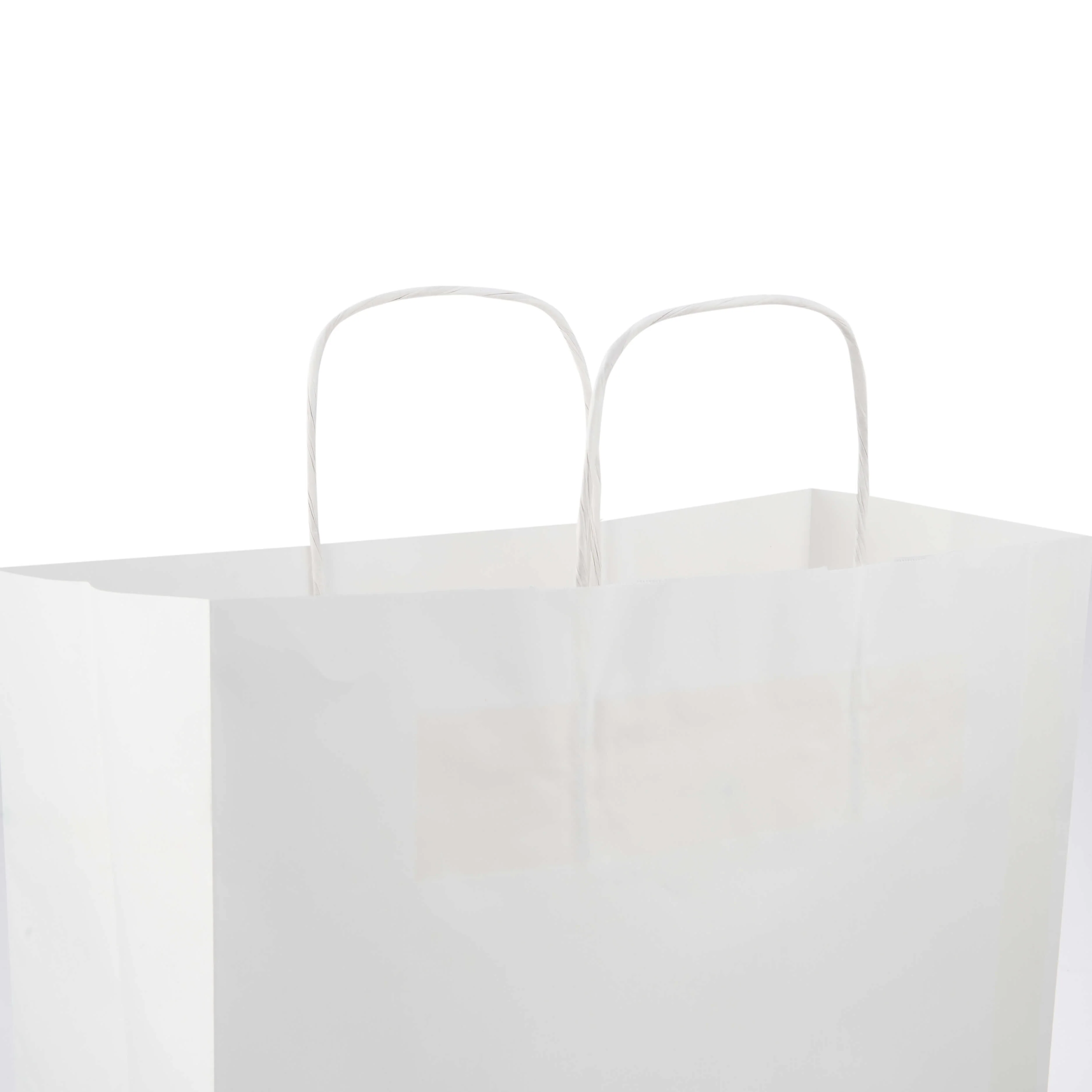 250 Pieces Paper Bag White Twisted Handle - Image 6