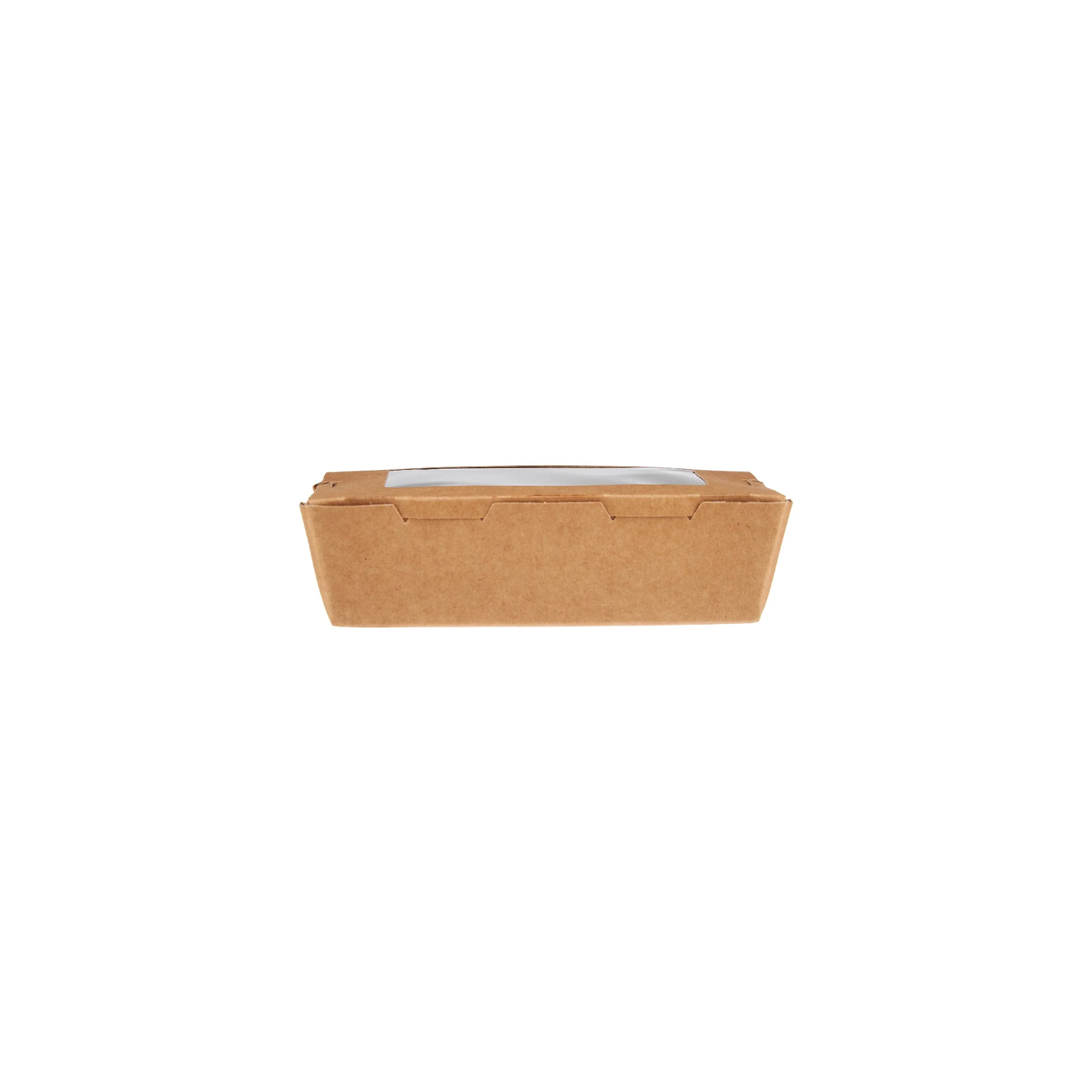300 Pieces 120 Mm Kraft Lunch Box With Window - Image 4