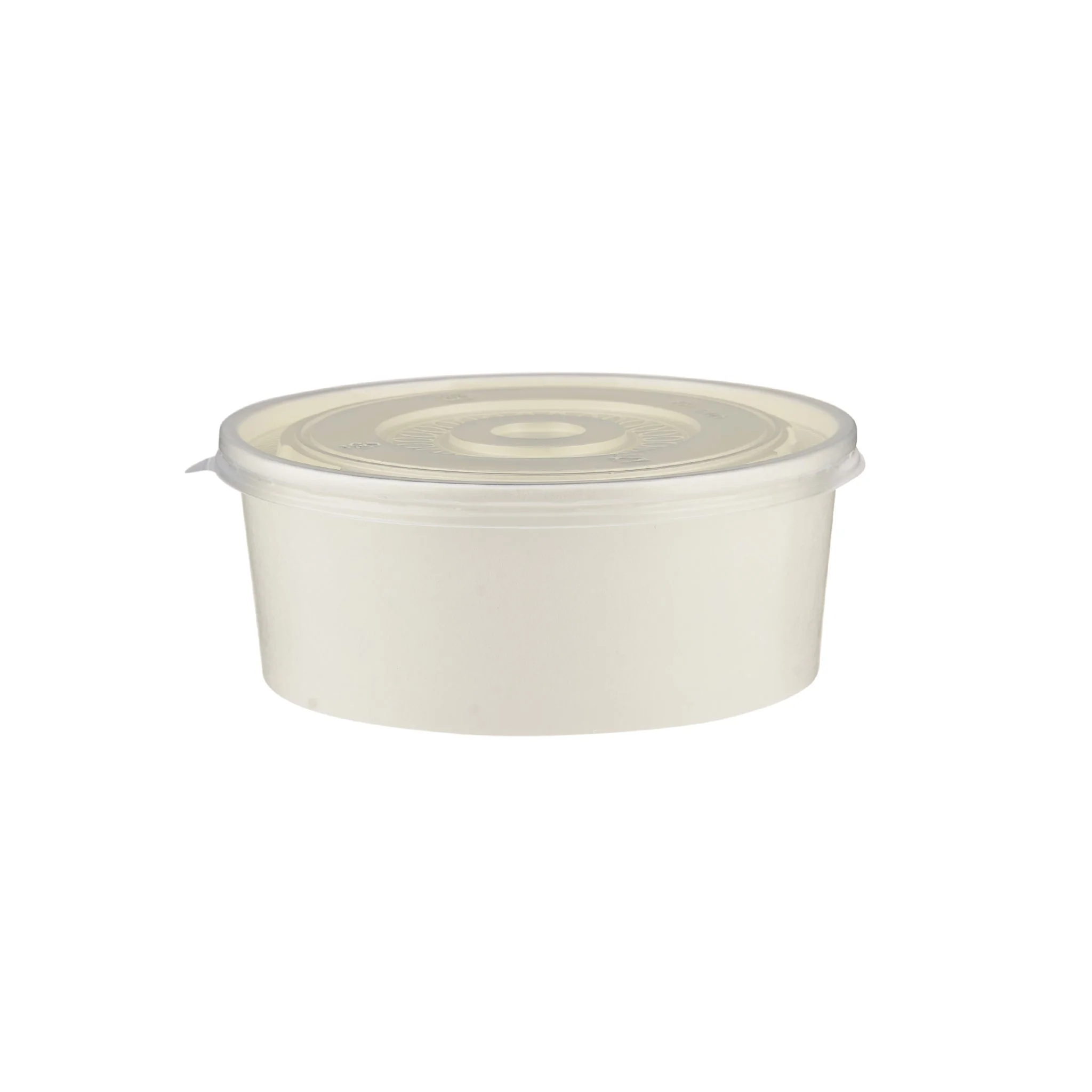 5 Pieces Paper Soup Bowl White with Lid - Image 6