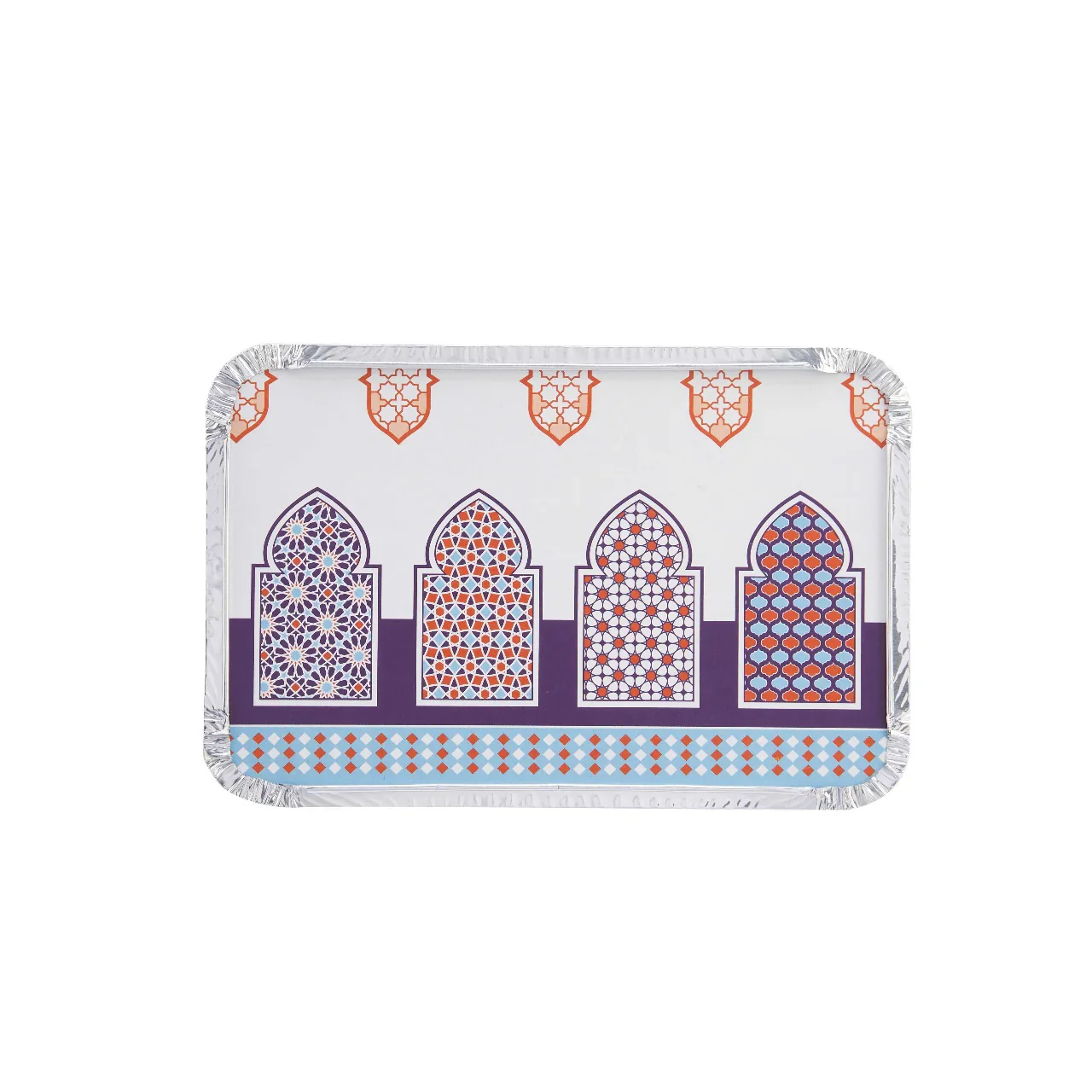 Aluminium Container Base with Ramadan Theme Lid 210x140x38mm (Economy) 1000 Pieces - Image 5