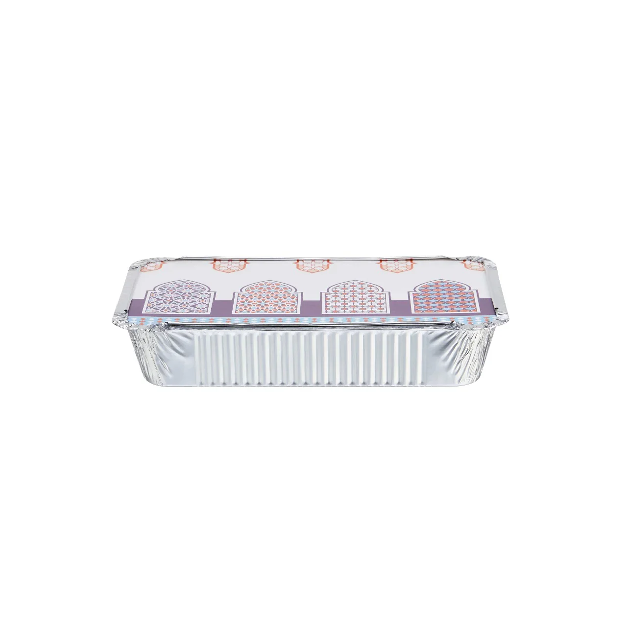 Aluminium Container Base with Ramadan Theme Lid 210x140x38mm (Economy) 1000 Pieces - Image 7