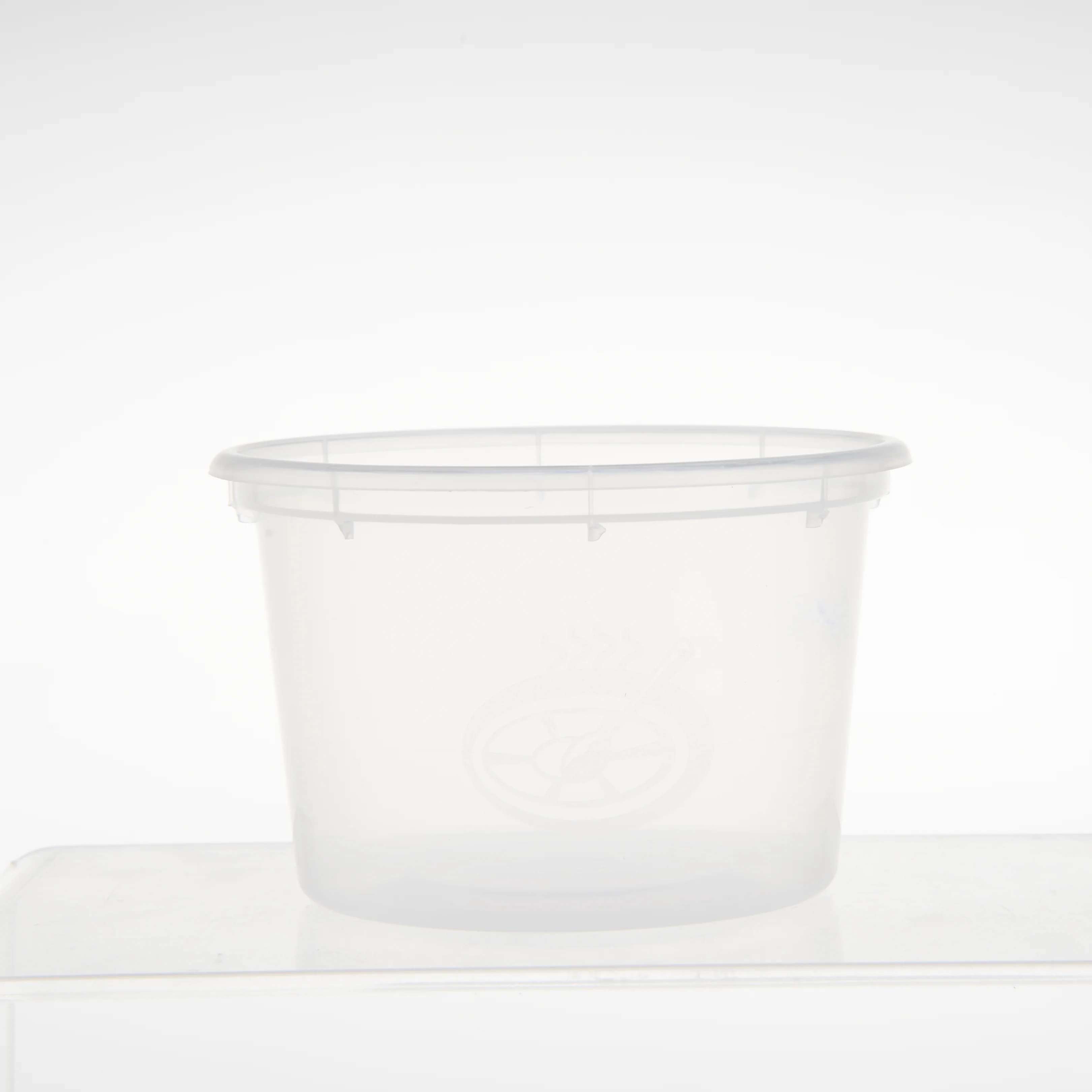 1000 Pieces Clear Round Microwavable  Portion Cup 100 ml With Lid - Image 3